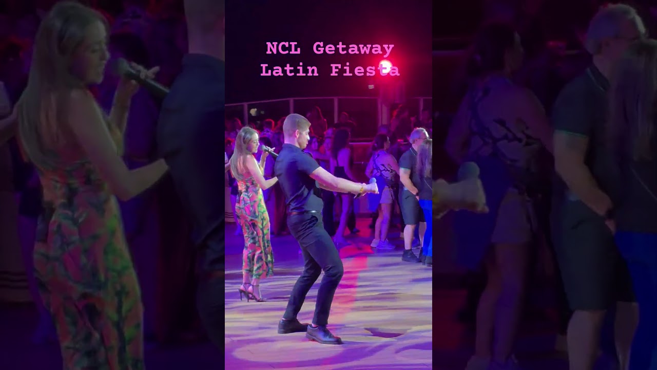 30 Seconds of PURE Latin Energy on Norwegian Getaway 🔥 #travel #shorts