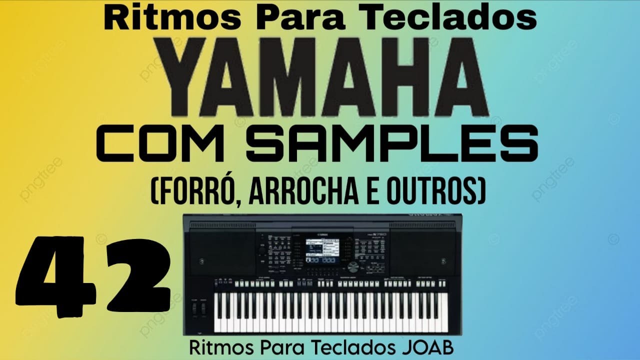 Ritmos de Forró, Arrocha e Outros Para Teclados Yamaha Com Samples - JOAB - Vídeo 42