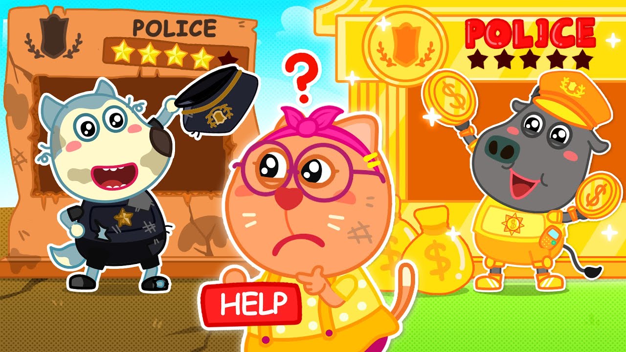 I Will be a Police Officer👮 Jobs and Career Song 🎶 Wolfoo Nursery Rhymes & Kids Songs