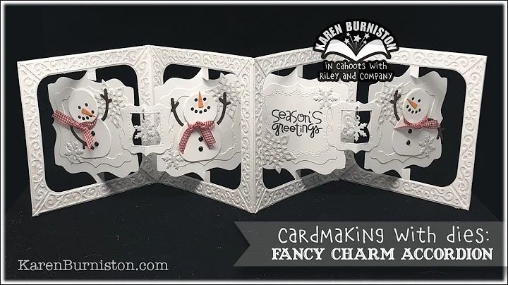 Cardmaking with Dies: Fancy Charm Accordion