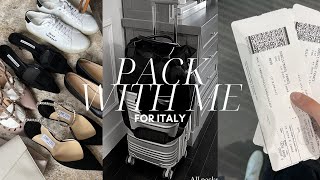 Pack With Me | Travelling to Italy for a Wedding