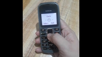 Nokia 1280 Menu