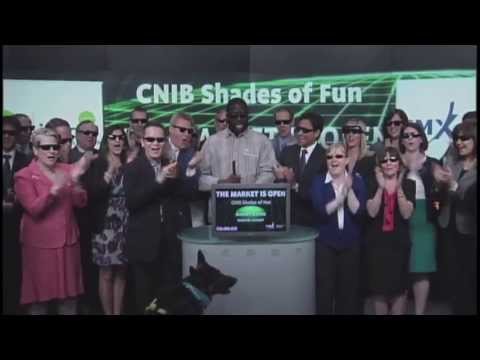 CNIB and the Ontario Association of Optometrists, open Toronto Stock Exchange, May 6, 2013