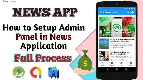 How to setup Admin Panel in Android News App