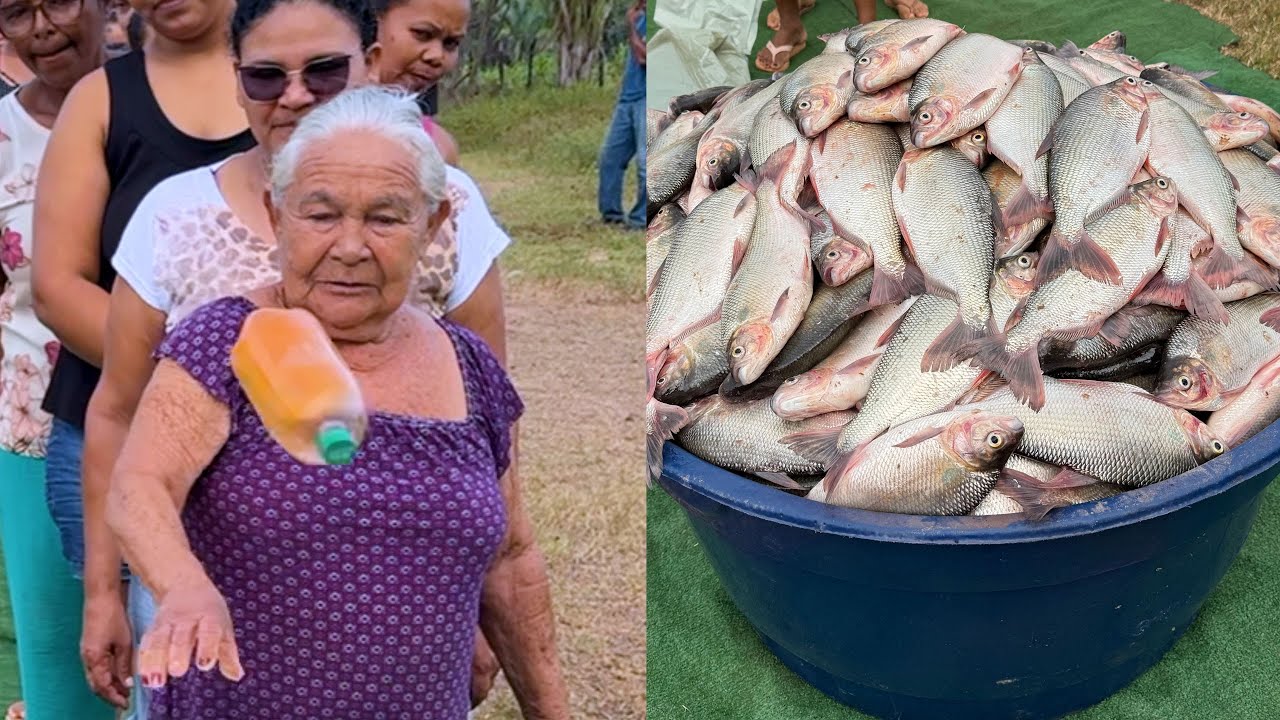 DESAFIO DO PEIXE NA CAIXA: ACERTE A GARRAFA PARA GANHAR!
