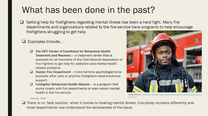 Mental Health in Firefighters