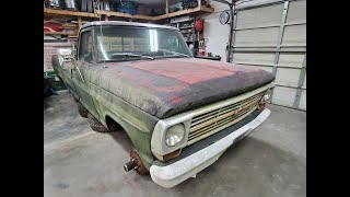 19671972 F100 Roof install