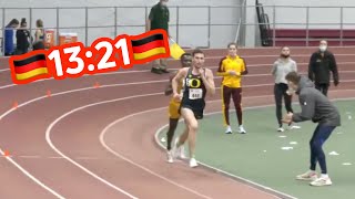 Aaron Bienenfeld 13:21 German National Record 5K screenshot 1