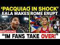 Pacquiao REACTS in Shock! Alex Eala Mobbed by 1M Filipino Fans at Italian Open