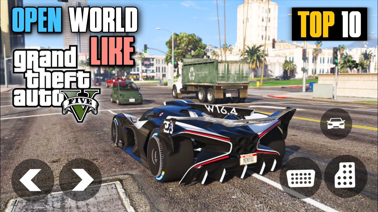 Top 10 Open World Like GTA 5 Games For Android 2023 | Best Open World ...