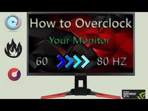 Overclocking Monitor – How to Overclock Your Nvidia GeForce Refresh Rate/(60hz to 80hz)