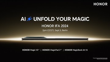 HONOR IFA2024 Global Launch Event (Berlin)