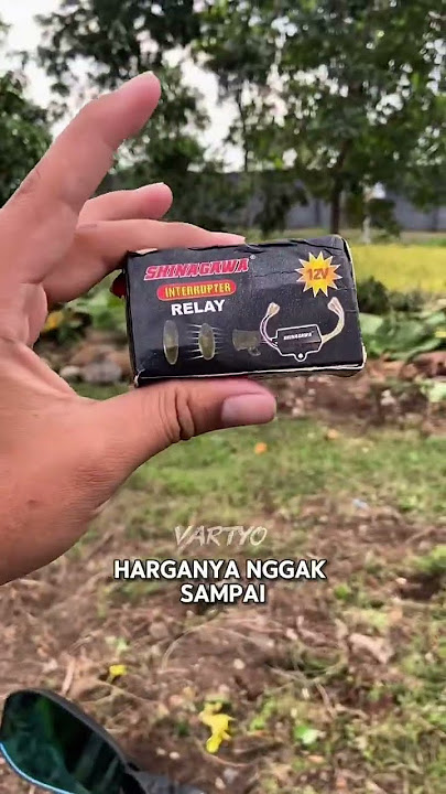 Just use this relay and your motorbike horn will sound intermittently like the Sugeng Rahayu bus ...