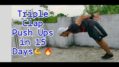 LEARN TRIPLE CLAP PUSH UPS | HOW TO DO 3 CLAP PUSHUPS | FIT WITH SHEKHAR | SHEKHAR DESHPANDE