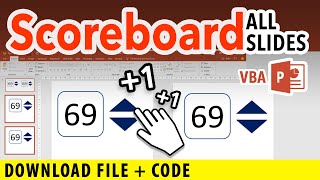 Scoreboard Counter across all slides of PowerPoint - Jeopardy Game [PPT VBA Macro Tutorial] screenshot 5