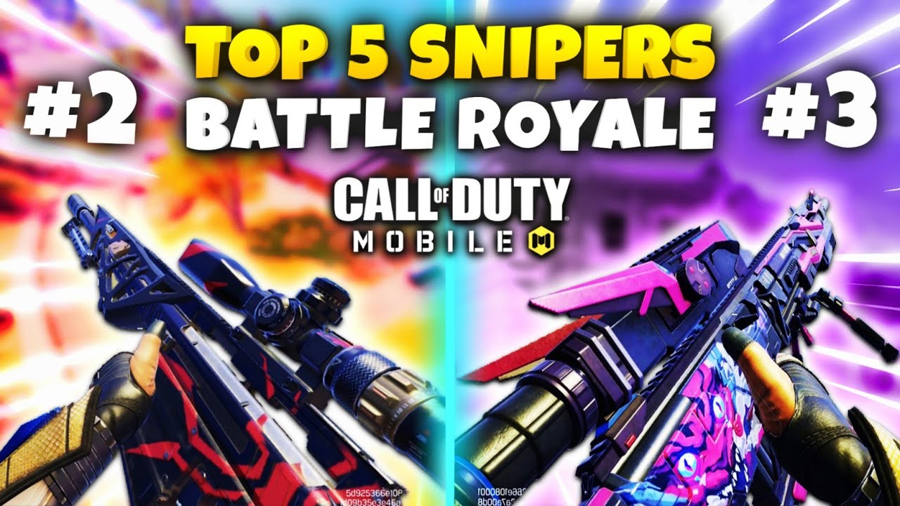 5 melhores snipers no cod mobile battle royale #codm #codmobile  #callofdutymobile, By M2Games