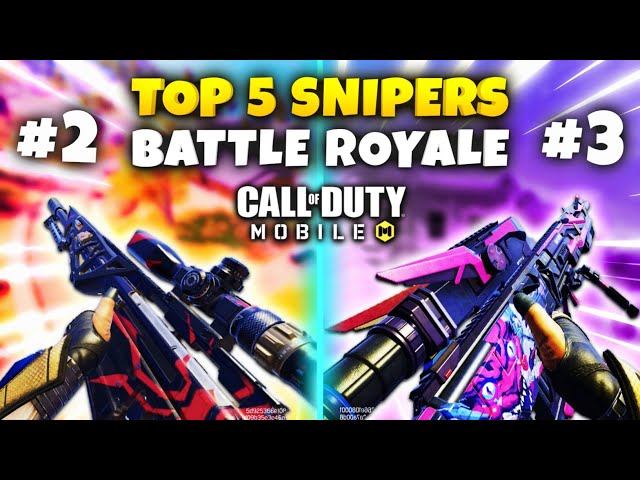 Top 5 BEST Sniper Rifles In Battle Royale, COD Mobile