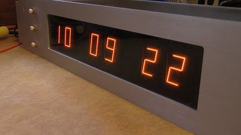 BIG Panaplex TTL Digital Clock ESE-182DPW  - Repair