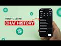 How to Clear Chat History in Chat GPT App?