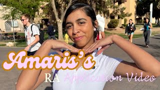 RA Application Video!