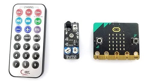 Using the KY-032 infrared sensor and a remote control with Micro:bit