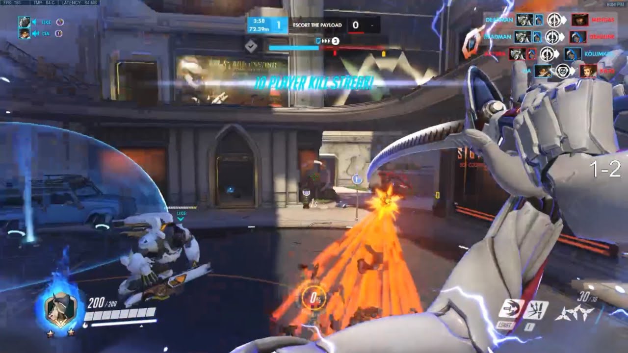 Overwatch Genji God Shadder2k In A Tough Game