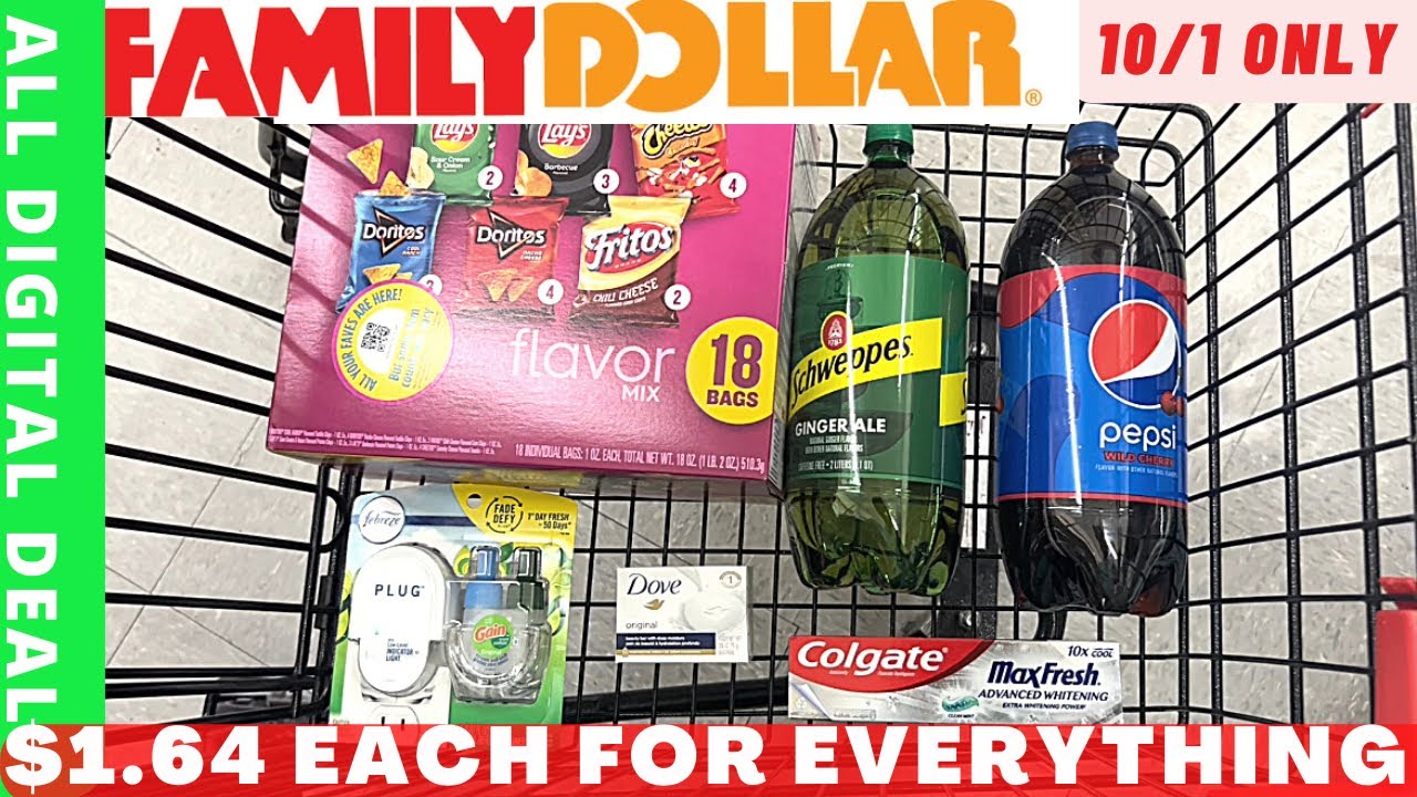 🚨 Family Dollar Couponing 5/25 Haul 🚨 1.64 each FOR EVERYTHING (All