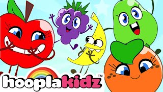 hooplakidz five cute fruits song more nursery rhymes kids songs