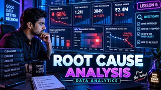 Root Cause Analysis for Data Analysts | Find WHY the KPI Dropped 🔥 | Lesson 6