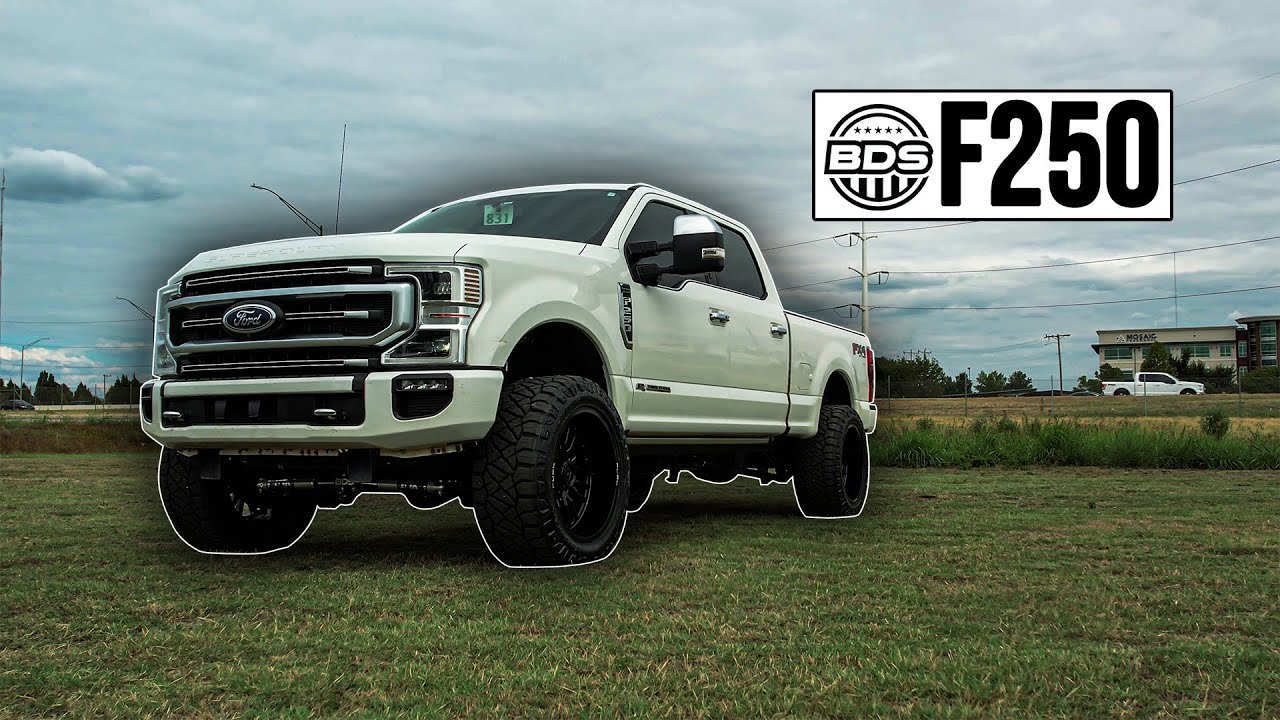 2020 Ford F250 gets BDS Suspension and Fuel Wheels | OA BUILDS - YouTube