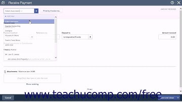 QuickBooks Online Plus 2015 Tutorial Entering Down Payments or Prepayments Intuit Training