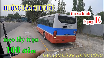 HƯỚNG DẪN CHI TIẾT THI SA HÌNH HẠNG E SÂN CỦ CHI