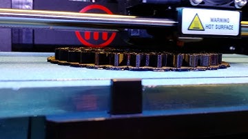 Printing a gear using MakerBot Replicator 2