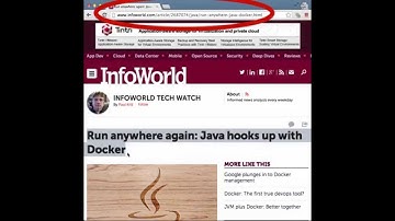 "Although others have offered Java via Docker..."