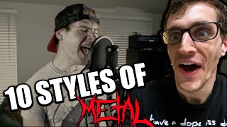 Hip-Hop Head Reacts To 10 Styles Of Metal