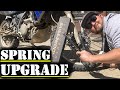 How to Install Progressive Fork Springs | EASY Motorcycle Ride Upgrade