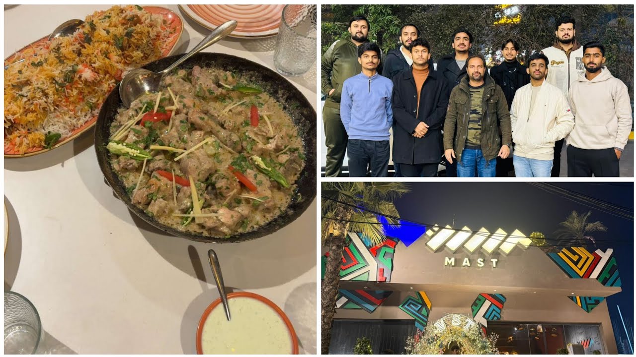 Trip to a friend birthday where we pretend to eat at restaurants fun enjoy.