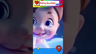 little snowflake song #kidsongs #nurseryrhymes #babysongs #shorts