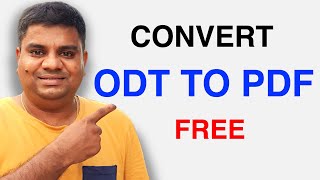 How to Convert ODT to PDF screenshot 5