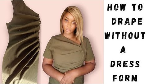 How to Drape Without a dress form. Slash & spread, part 2. #diy #sewing #viral  #draping #dress