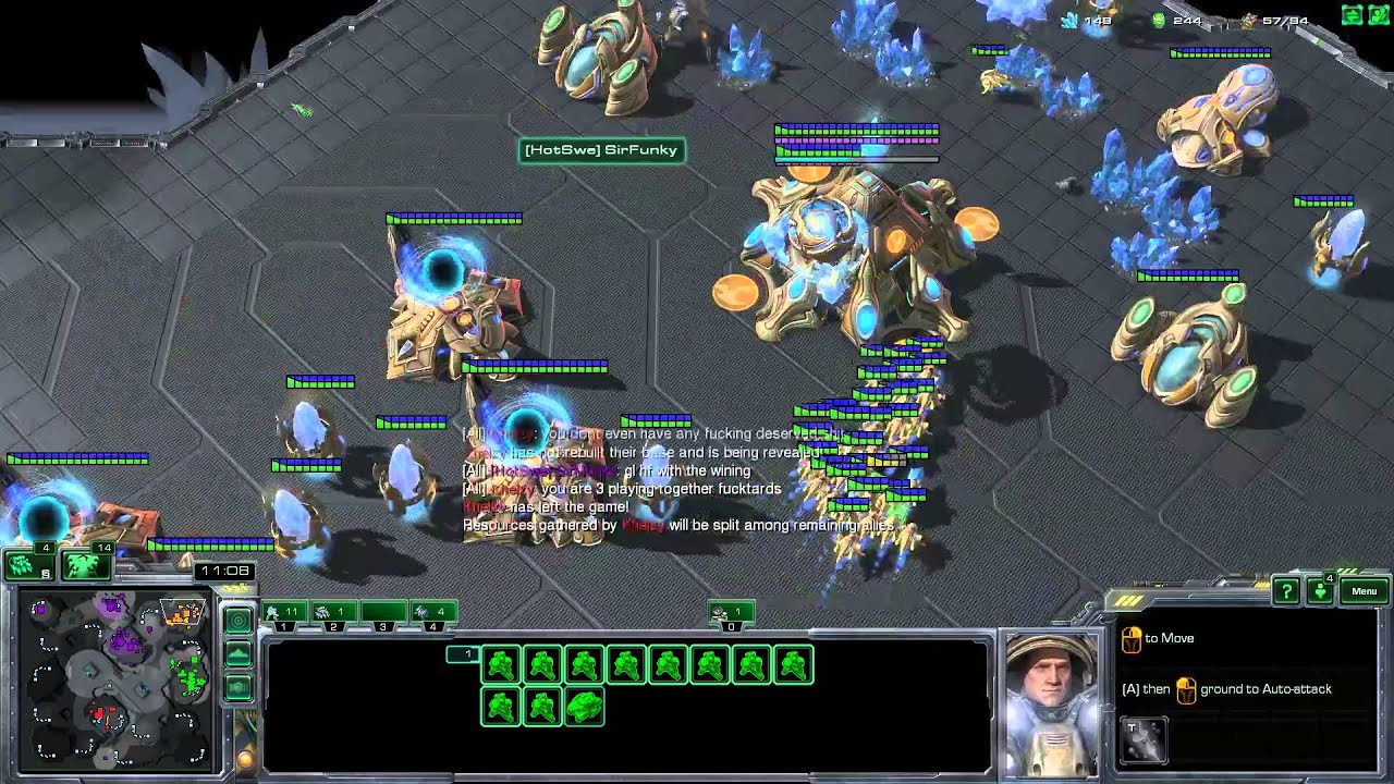 StarCraft 2 HotS - Nazi toss (Swedish commentary) - YouTube