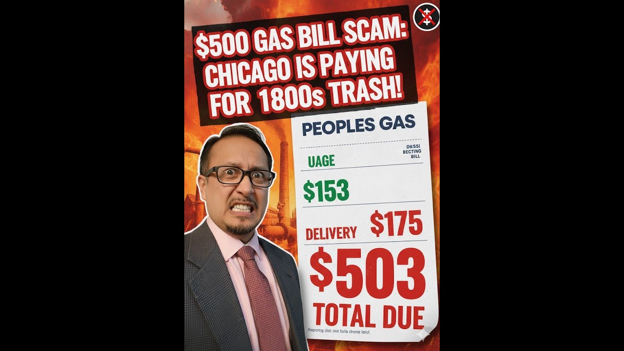 Афера с газовым счетом на 500 долларов: почему Чикаго платит за мусор XIX века! 