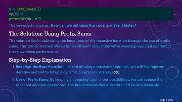 Enhancing Python Code Performance: Speeding Up Dynamic Programming for Dice Combinations