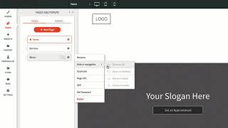 Build a website - Manage your pages using webeden 2.0