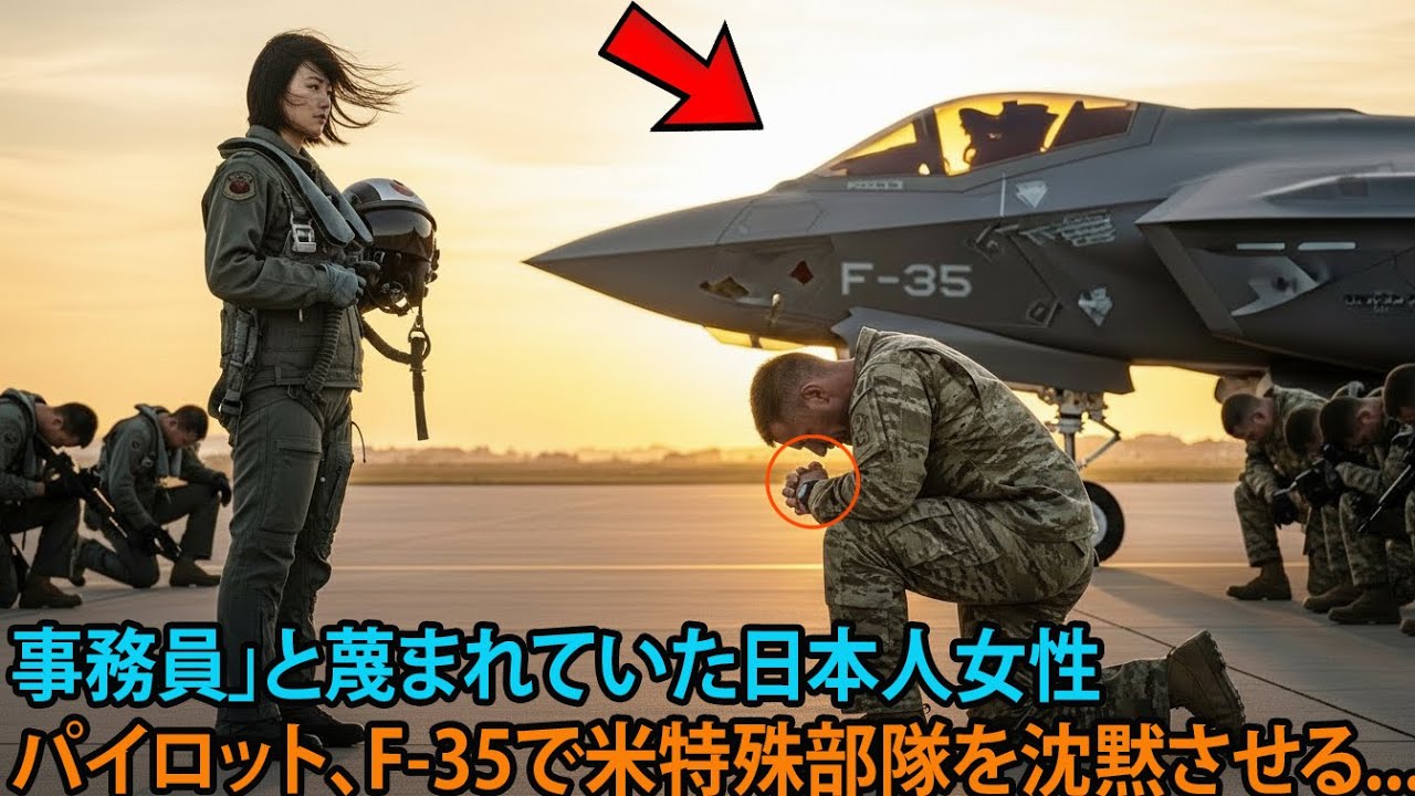 事務員」と蔑まれていた日本人女性パイロット、F-35で米特殊部隊を沈黙させる