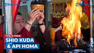 Jelang Imlek 2026, Vihara Dharma Agung Makassar Gelar Ritual Api Homa dan Barongsa