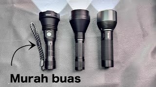 Yemao 98K Pro Max vs Convoy L21B SBT90.2 vs Nextool vs Wurkkos TS23 super bright flashlight