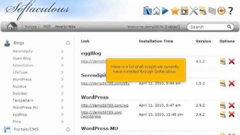 How to upgrade a script installed by Softaculous