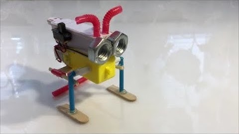How to make a very simple walking robot