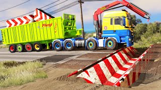 Cars vs Upside Down Speed Bumps #71 | BeamNG.DRIVE